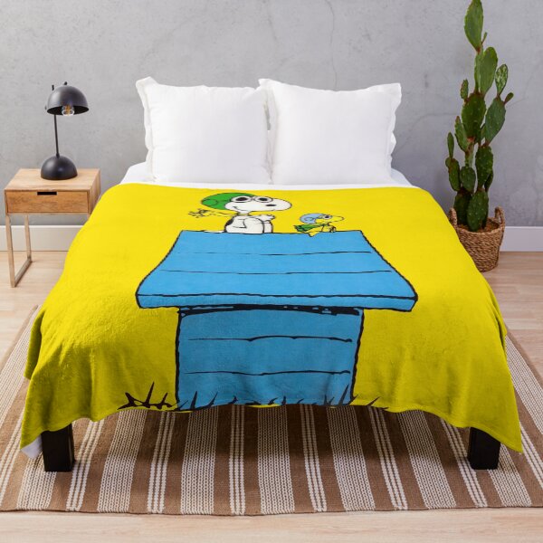 Item preview, Snoopy Flying Ace and Woodstock - Blue Doghouse Aviator designed and sold by Schulz Lightprint Studio.