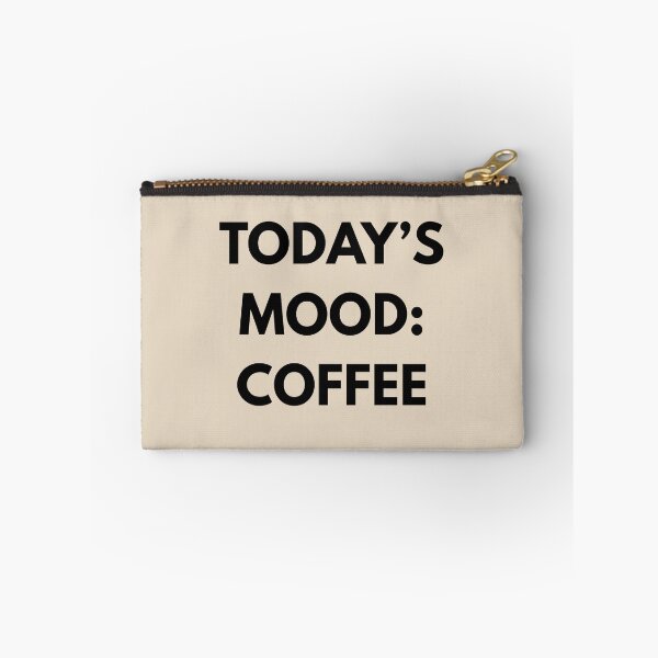 Item preview, Today's Mood Coffee Aesthetic Typography Minimalist designed and sold by ArtisanPrintHk.