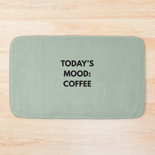 Item preview, Today's Mood Coffee Aesthetic Typography Minimalist designed and sold by ArtisanPrintHk.