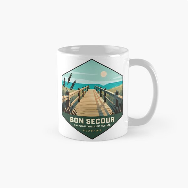 Item preview, Bon Secour National Wildlife Refuge Alabama Boardwalk Sticker designed and sold by DetourDgn.