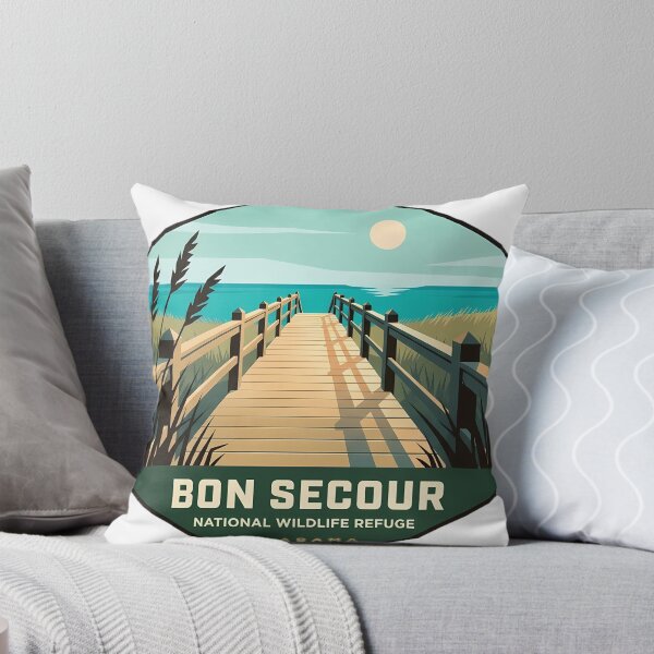 Item preview, Bon Secour National Wildlife Refuge Alabama Boardwalk Sticker designed and sold by DetourDgn.