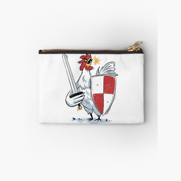 Item preview, Funny Warrior Chicken Knight Sword Shield RPG designed and sold by Hilal-Studio.