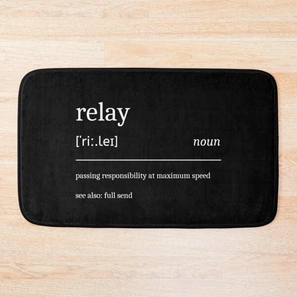 Item preview, Relay Definition Funny Relay Team designed and sold by StrideSuccess.