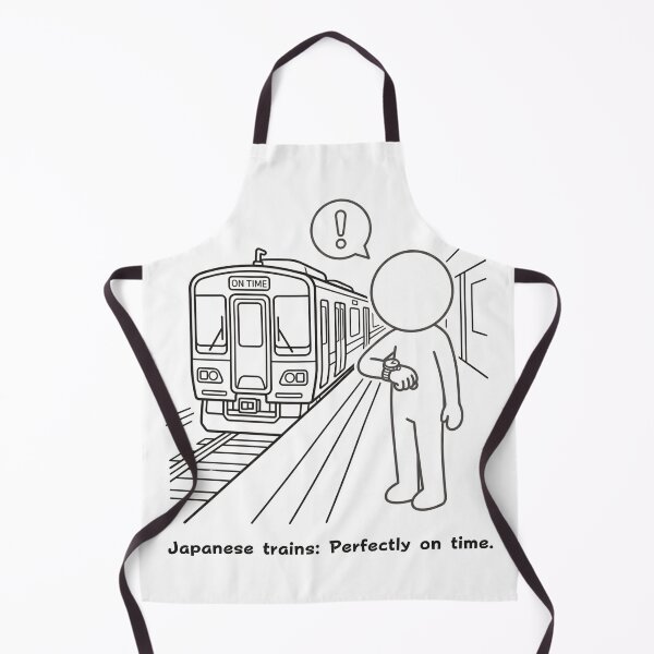 Item preview, Japan Trains Perfectly On Time - Japanese Train Punctuality Pictogram designed and sold by japan-picto.
