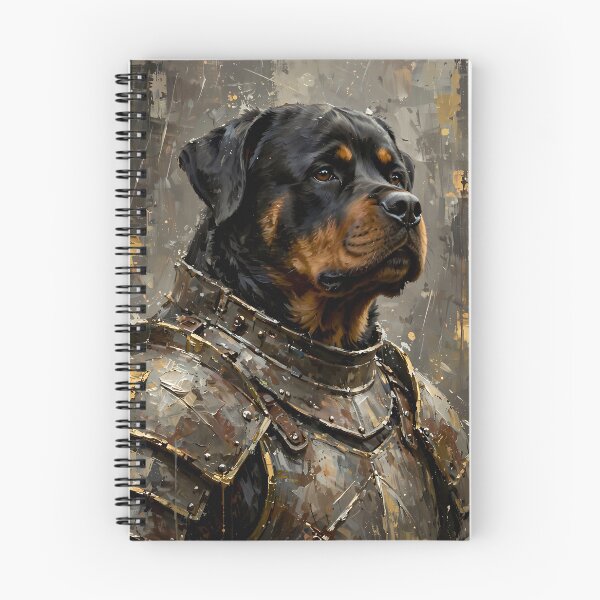 Item preview, Rottweiler Warrior Knight Medieval Armor Fantasy Dog Art designed and sold by cr6zym1nd.