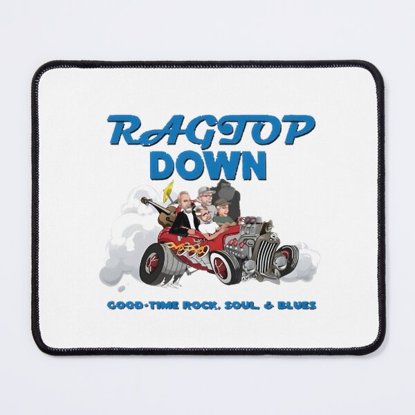 Item preview, Ragtop Down Vintage Sunset Graphic Coastal Road Trip Aesthetic Blue Typography | Best Buy designed and sold by David5632.