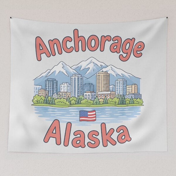 Item preview, Anchorage Alaska designed and sold by HowToCanadian.