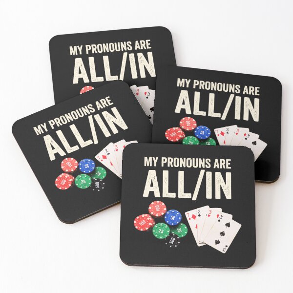 Item preview, My Pronouns Are All In Poker designed and sold by Pushsatxx.