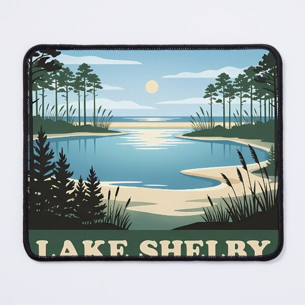 Item preview, Lake Shelby Gulf State Park Gulf Shores Alabama Sticker designed and sold by DetourDgn.