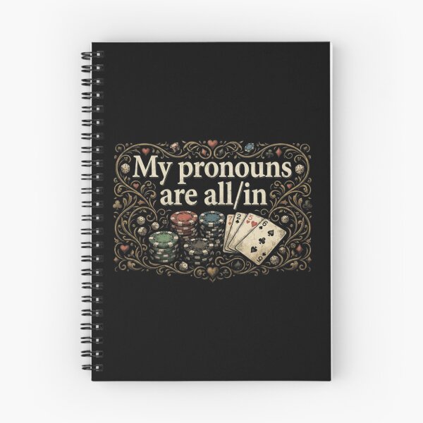 Item preview, My Pronouns Are All In Funny Poker Card Player Gambling designed and sold by Pushsatxx.