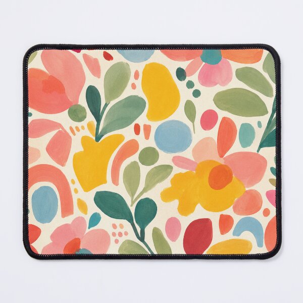 Item preview, Colorful Abstract Floral Cutout Seamless Pattern designed and sold by SayMaria.