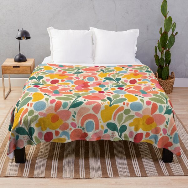 Item preview, Colorful Abstract Floral Cutout Seamless Pattern designed and sold by SayMaria.