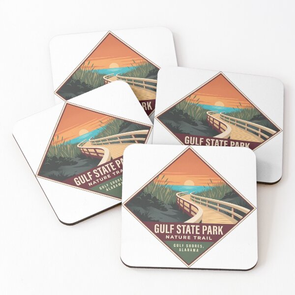 Item preview, Gulf State Park Nature Trail Gulf Shores Alabama Diamond Sticker designed and sold by DetourDgn.