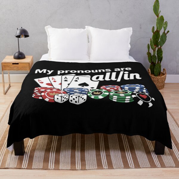 Item preview, My Pronouns Are All In Funny Poker Player Gambling designed and sold by Pushsatxx.