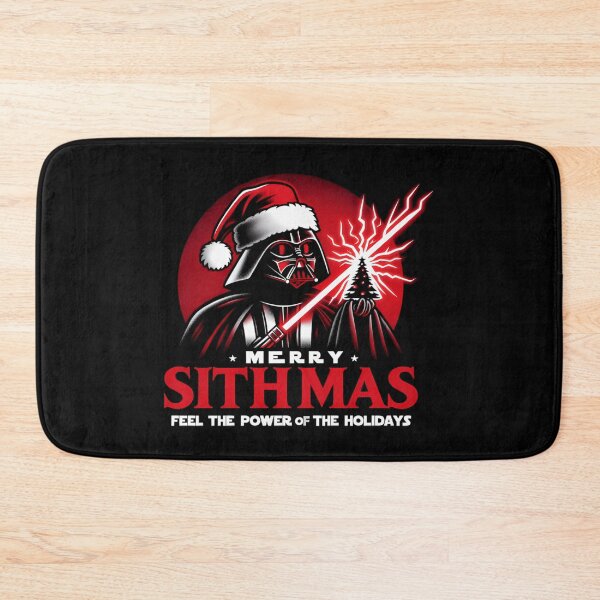 Item preview, Merry Sithmas Darth Vader Santa Christmas Graphic designed and sold by RobynPeckArt.