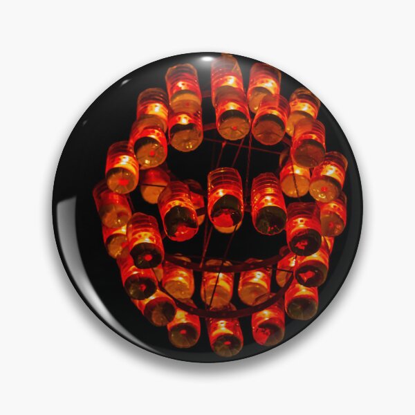Item preview, Red Lantern Chandelier Made From Glass Jars Illuminates Dark Interior With Warm Ambient Glow designed and sold by Nmallia.