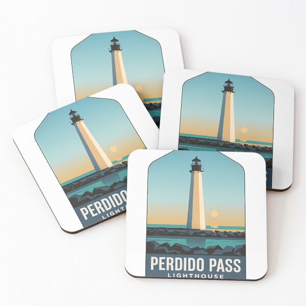 Item preview, Pegatina del obelisco del faro de Perdido Pass en Gulf Shores, Alabama designed and sold by DetourDgn.