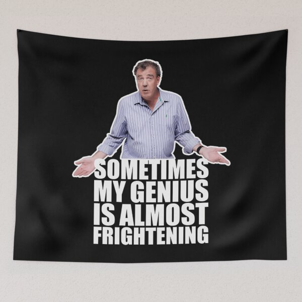 Item preview, Sometimes My Genius Is... It's Almost Frightening Genius Jeremy Clarkson Meme designed and sold by Magicaldesignh.