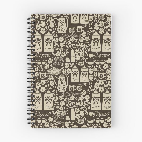 Item preview, Coffee cups , coffee pots, espresso, coffee beans - Vintage Coffee Shop designed and sold by DColourMuse.