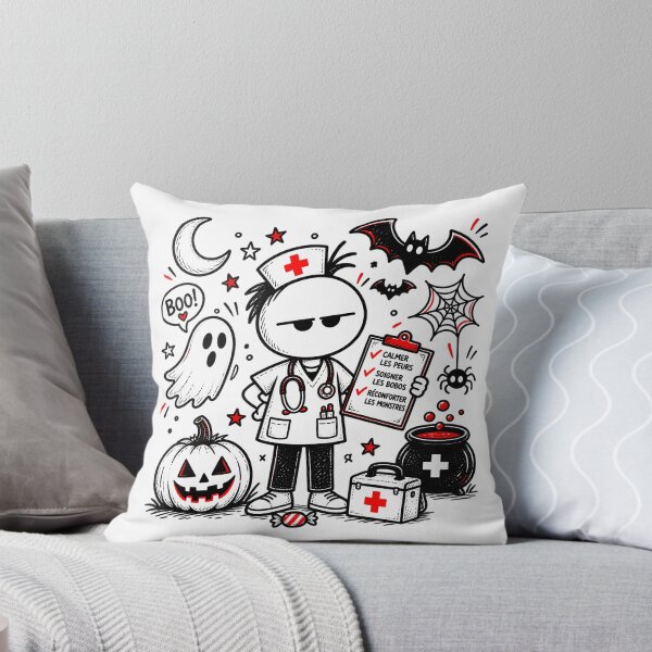 Item preview, Halloween Nurse T-shirt – Calming Fears and Healing Bumps designed and sold by J-Impression.