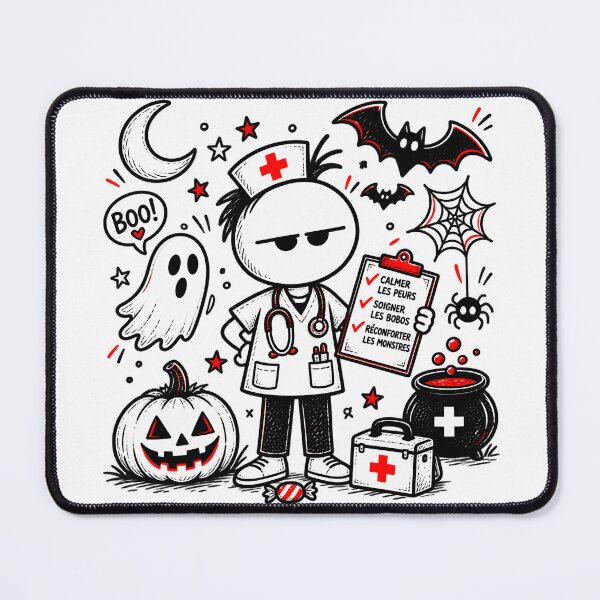 Item preview, Halloween Nurse T-shirt – Calming Fears and Healing Bumps designed and sold by J-Impression.