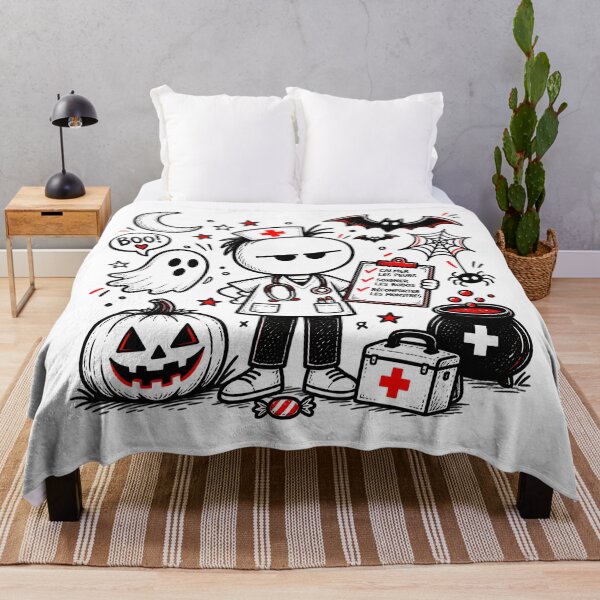 Item preview, Halloween Nurse T-shirt – Calming Fears and Healing Bumps designed and sold by J-Impression.