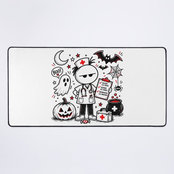 Item preview, Halloween Nurse T-shirt – Calming Fears and Healing Bumps designed and sold by J-Impression.