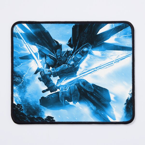 Item preview, blue frame Freedom Gundam seed on space full blast mode attack digital hand artwork designed and sold by sabartgunpla.