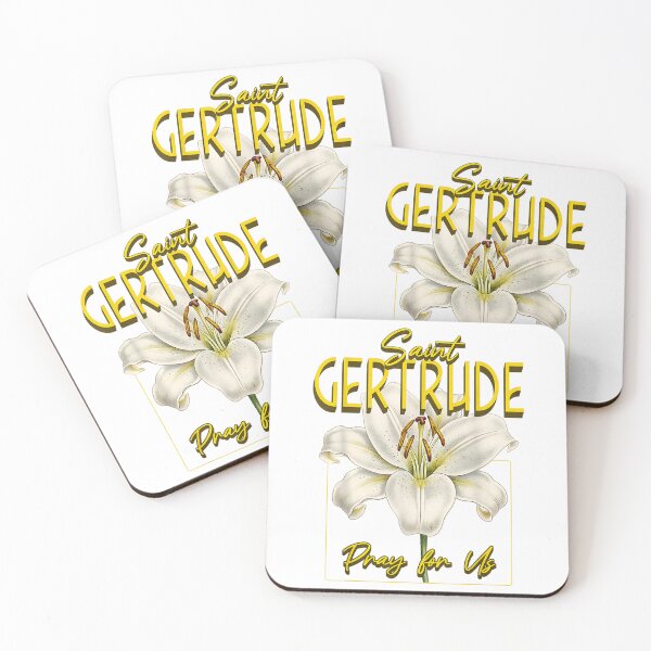 Item preview, St Gertrude of Nivelles Patron Saint of Cats  designed and sold by geronkagogo.
