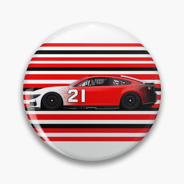 Item preview, #21 Josh Berry Red Stock Car designed and sold by PitWallArt.