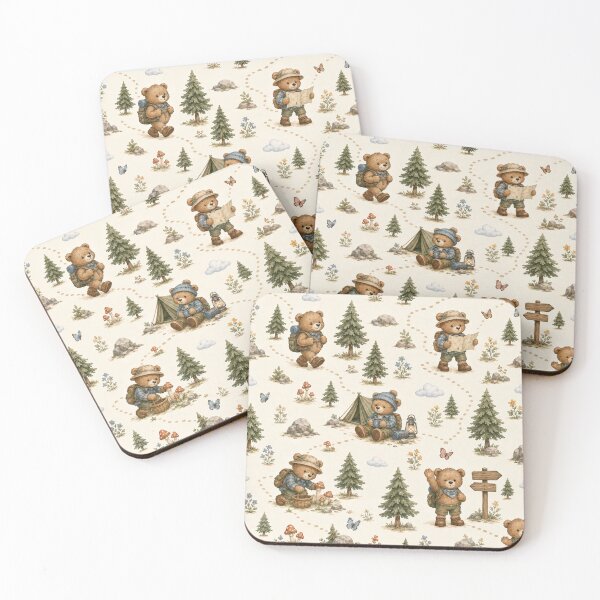 Item preview, Teddy Bear Woodland Trail Adventure designed and sold by Thanat Pattern Studio.