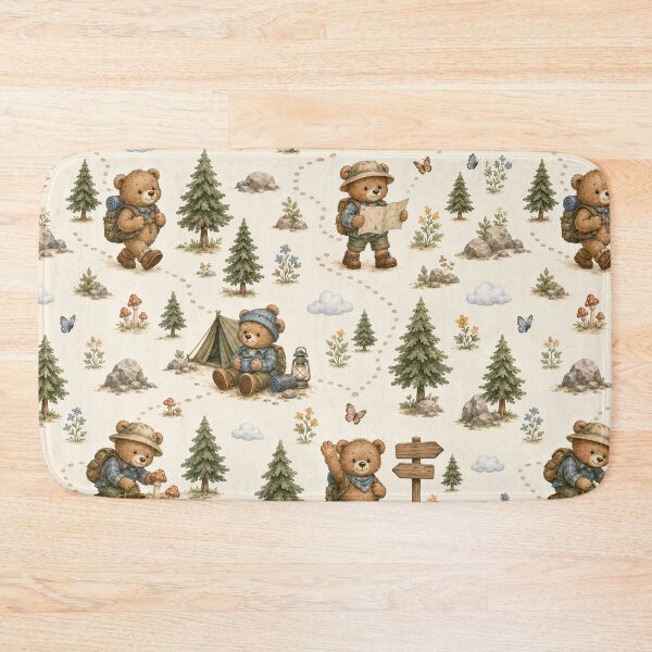 Item preview, Teddy Bear Woodland Trail Adventure designed and sold by Thanat Pattern Studio.