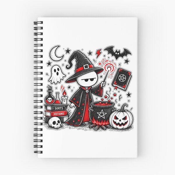 Item preview, Halloween Wizard T-shirt – Potions, Spells and Dark Magic designed and sold by J-Impression.