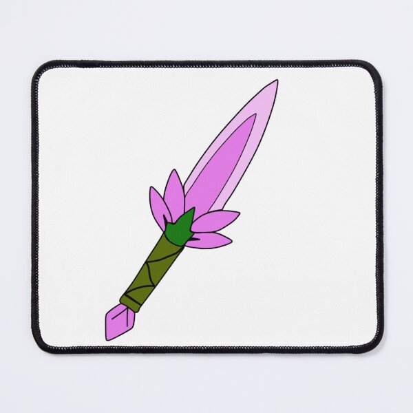 Item preview, Cute Lotus Flower Fantasy Dagger Magical Sticker Clip Art designed and sold by Rehnair.