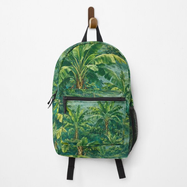 Item preview, Emerald Banana Valley in Tropical Mist designed and sold by Thanat Pattern Studio.