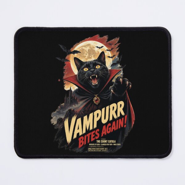 Item preview, Vampurr Bites Again Funny Cat 4 designed and sold by Positive&FunnyThings.