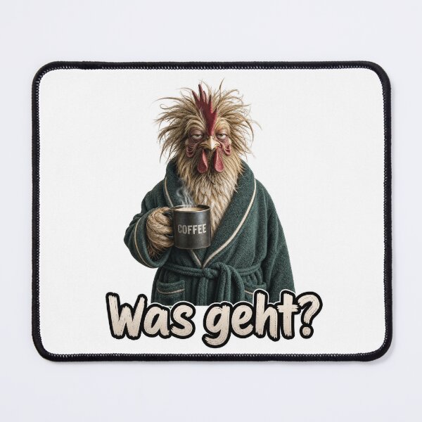 Item preview, What's up? Tired rooster, coffee, morning grouch designed and sold by Loona97.