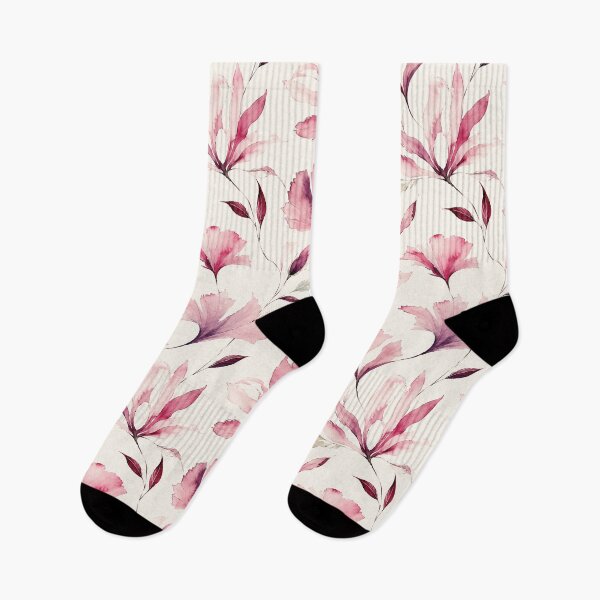 Item preview, Soft Dusty Pink Watercolor Floral Pattern designed and sold by SayMaria.