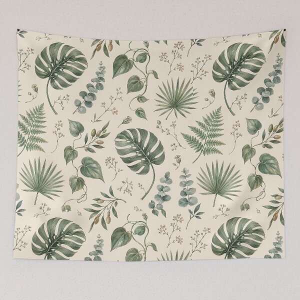 Item preview, Modern Sage Botanical Garden designed and sold by Thanat Pattern Studio.