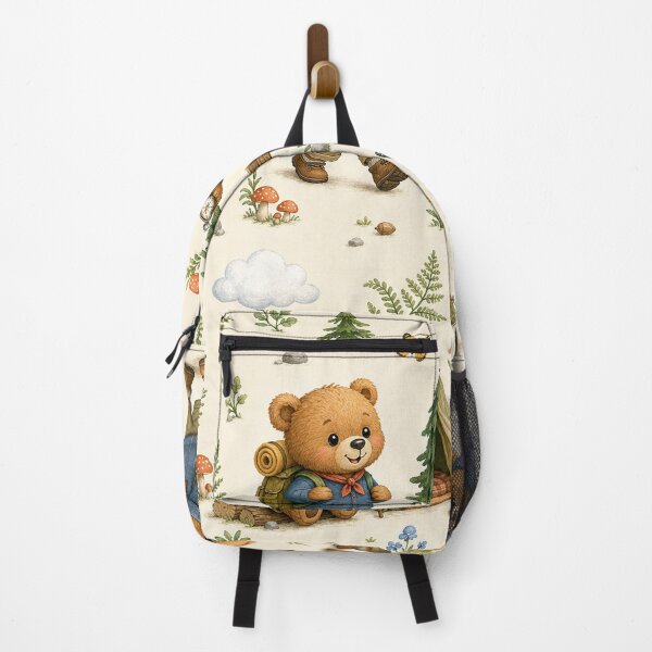 Item preview, Teddy Bear Hiking Adventure designed and sold by Thanat Pattern Studio.