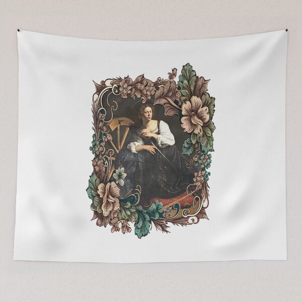 Item preview, St Catherine of Alexandria Catholic Saint Librarian Scholars designed and sold by geronkagogo.