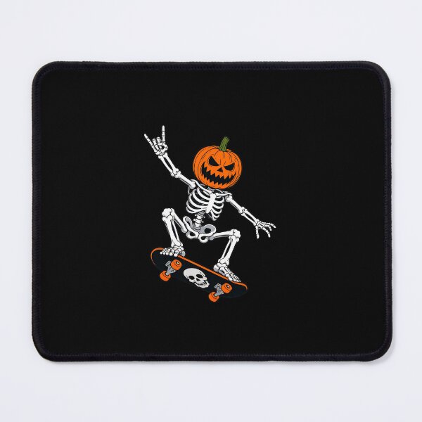 Item preview, Skeleton Pumpkin Skateboard Player Halloween designed and sold by leocreatives.
