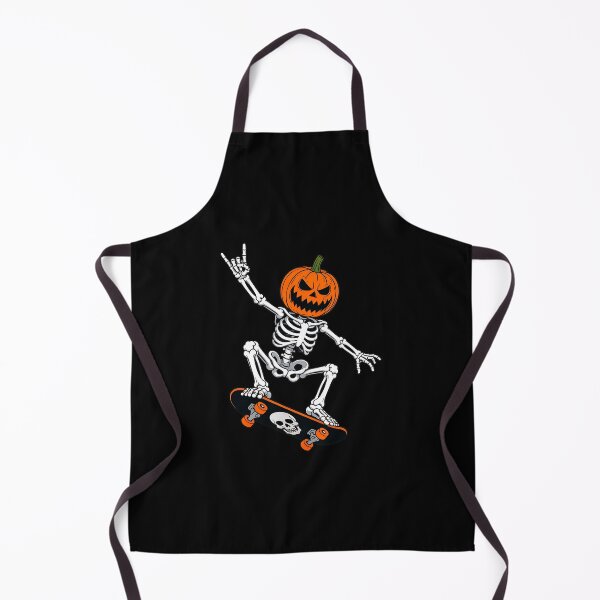 Item preview, Skeleton Pumpkin Skateboard Player Halloween designed and sold by leocreatives.