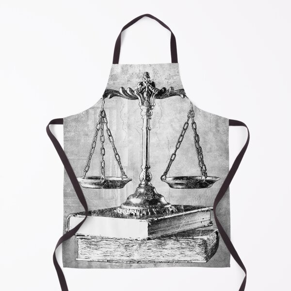 Item preview, Antique Brass Scales of Justice on Law Books designed and sold by Ghoul Enterprises.