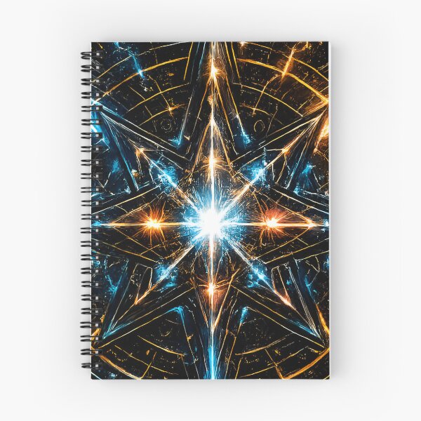 Item preview, Cyberpunk Symmetrical Star Geometry Core Art designed and sold by RiteshCenter .