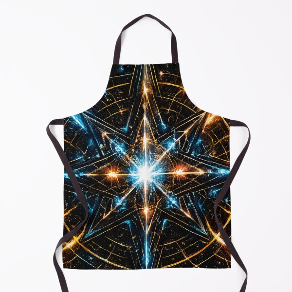 Item preview, Cyberpunk Symmetrical Star Geometry Core Art designed and sold by RiteshCenter .