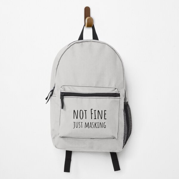 Item preview, Not Fine Just Masking Neurodivergent AuDHD Gift designed and sold by Notty DOT.