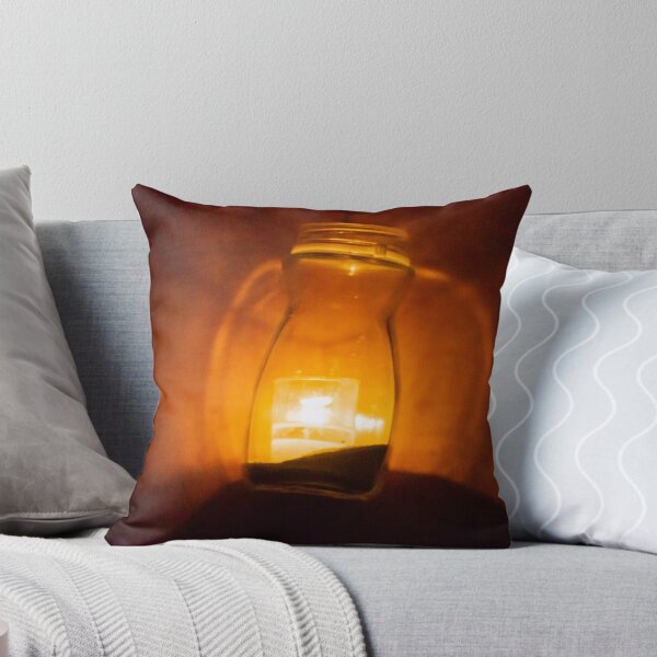 Item preview, Warm Lantern Glow Inside a Glass Jar: Soft Amber Light in a Dark Cozy Scene designed and sold by Nmallia.