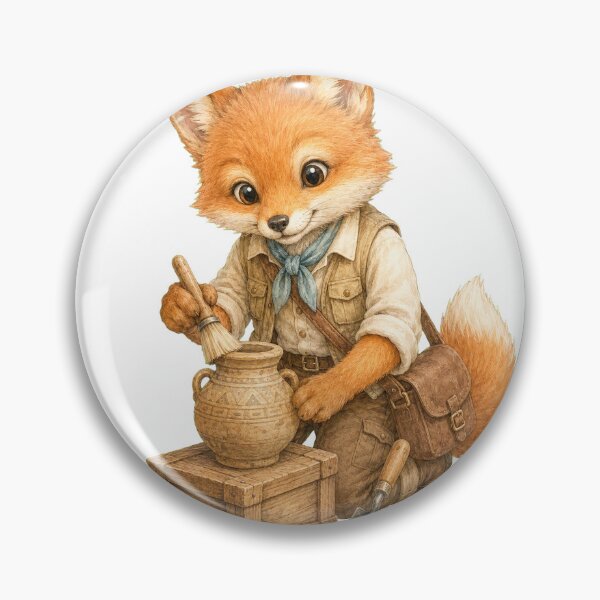 Item preview, Cute Fox Archaeologist designed and sold by photoparadise22.