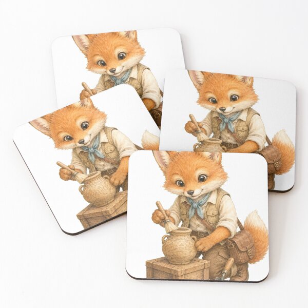 Item preview, Cute Fox Archaeologist designed and sold by photoparadise22.